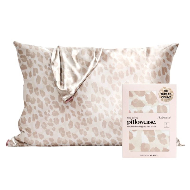 satin pillowcase in leopardkitschthe grove 207202