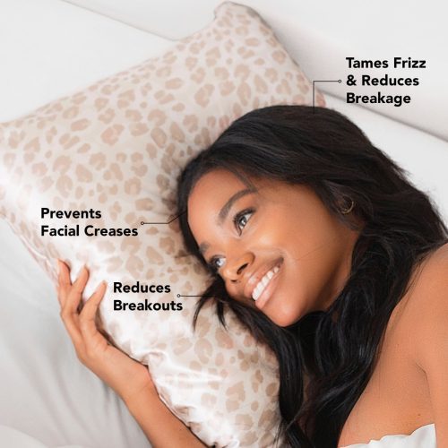 satin pillowcase in leopardkitschthe grove 714894