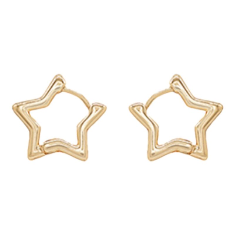 star huggie hoop earringstwistthe grove 514509