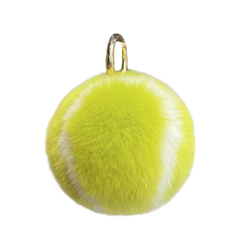 tennis ball fur keychaintwistthe grove 572645