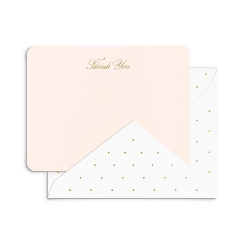 thank you boxed note cards pinksmitten on paperthe grove 674408