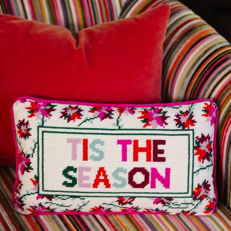 tis the season needlepoint pillowfurbish studiothe grove 166947