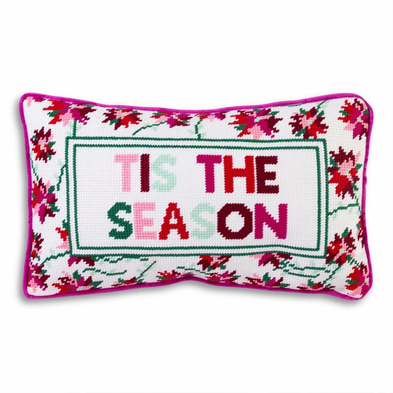 tis the season needlepoint pillowfurbish studiothe grove 500923