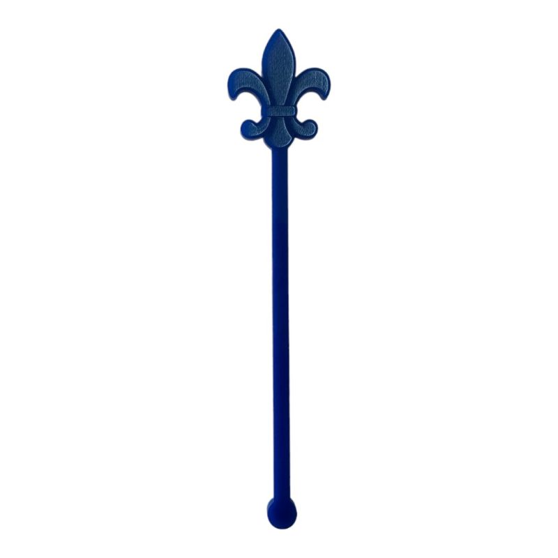 trinity prep fleur de lis swizzle stickclementine wpthe grove 752778