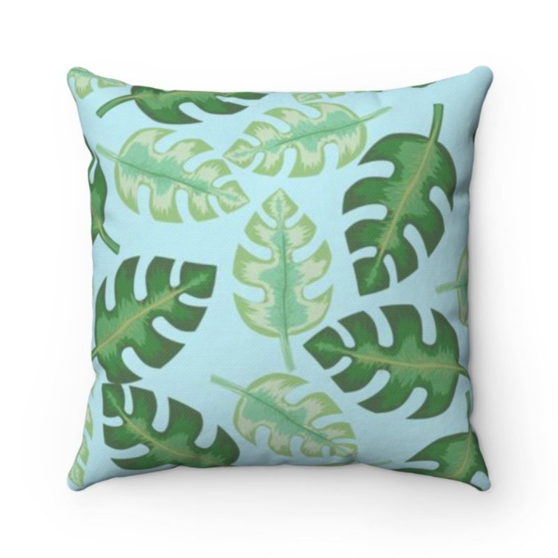 Tropical Indoor/Outdoor Pillow | Square-Throw Pillows-CB Studio-The Grove