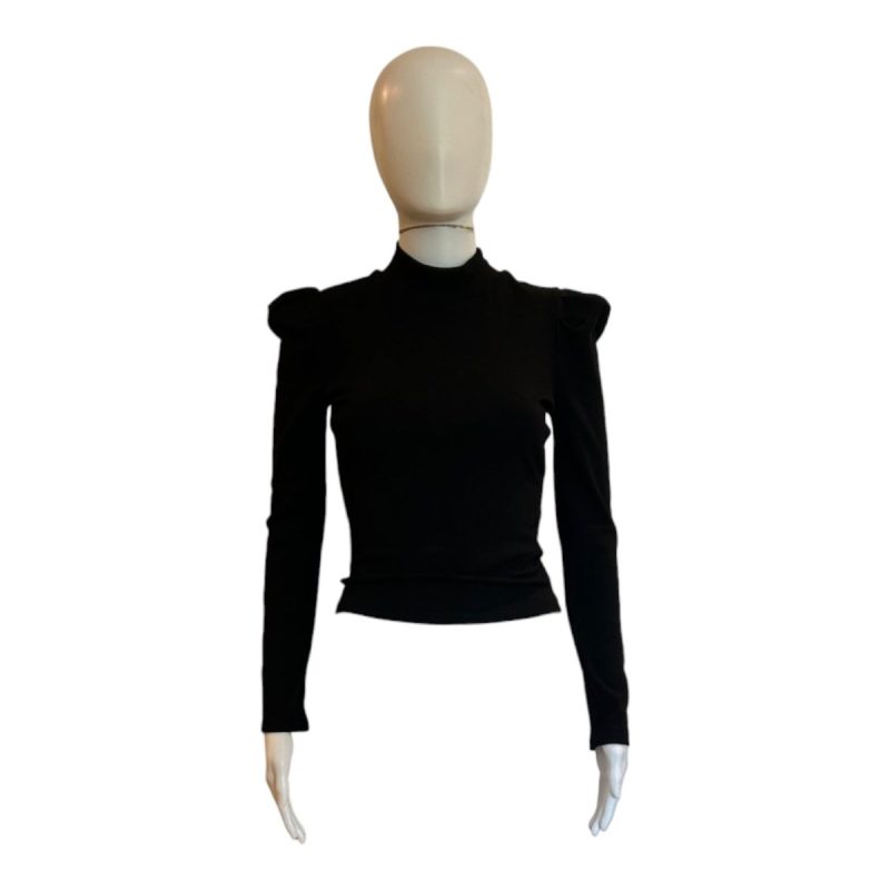 turtleneck rib top blackenglish factorythe grove 411432