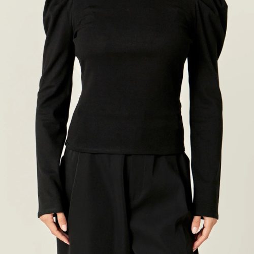 turtleneck rib top blackenglish factorythe grove 645054