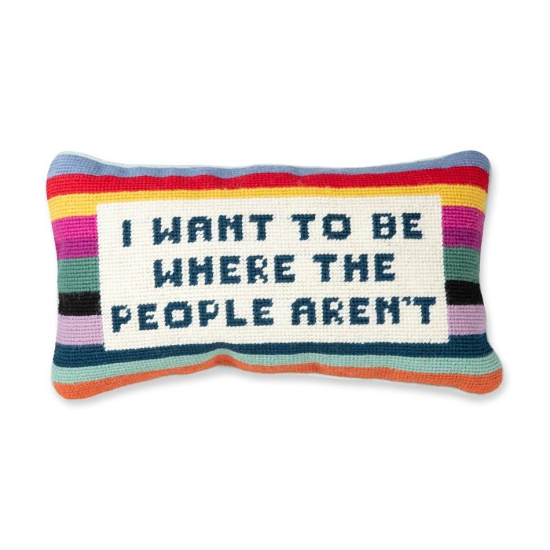 where the people arent needlepoint pillowfurbish studiothe grove 605441