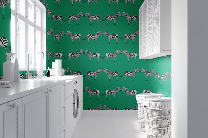 zebras green wallpaperliza pruittthe grove 422478